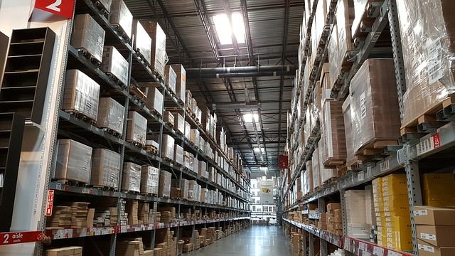Picture of inside a warehouse