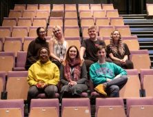 Performing Arts students in Sandwell College theatre