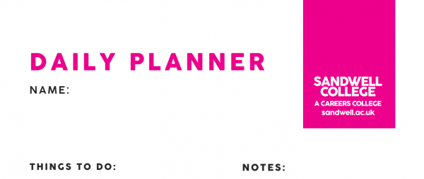 Daily Planner Cover