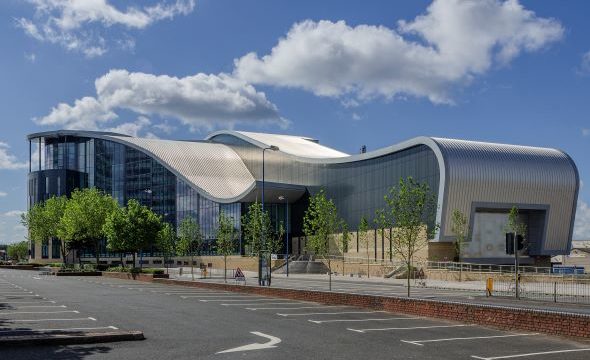 Sandwell College exterior from car park