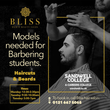 Barbering model wanted