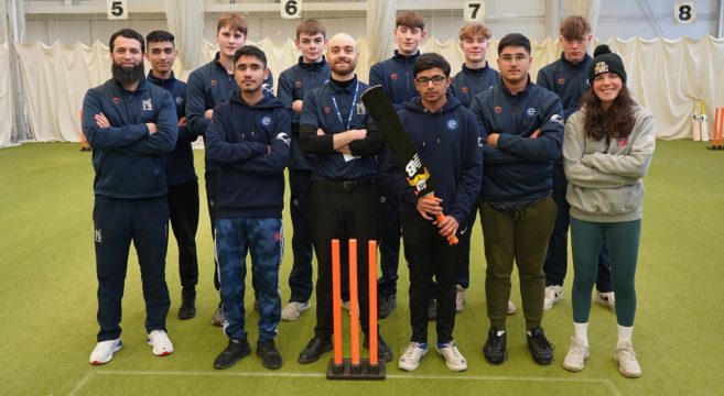 Cricket Education Programme students