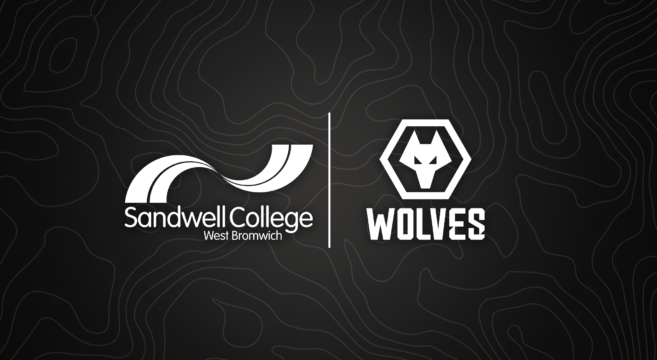 Sandwell College logo and Wolverhampton esports logo