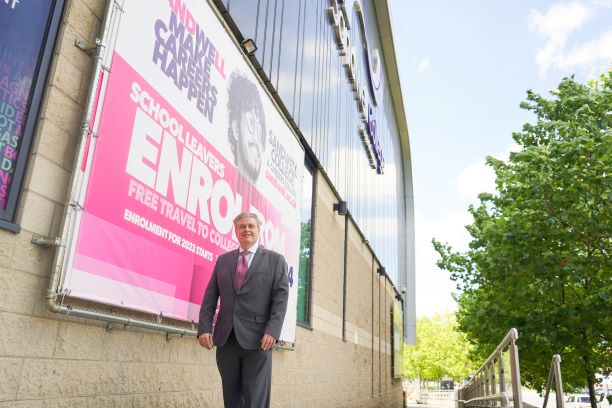 Principal Graham Pennington at Sandwell College