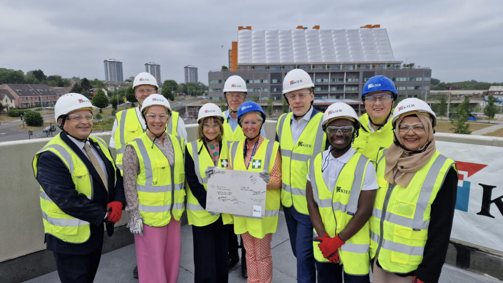 Stakeholders at Midland Met half way point event