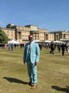 Manjit Johal at Garden Party Buckingham Palace