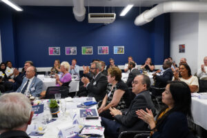Attendees clapping at Sandwell Strategy launch