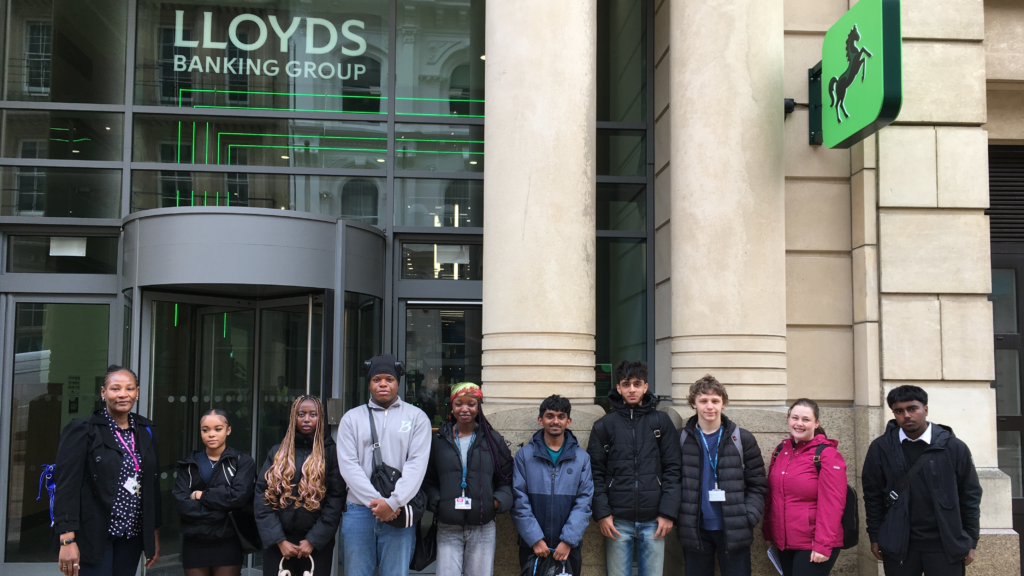 T Level students Lloyds Banking Group